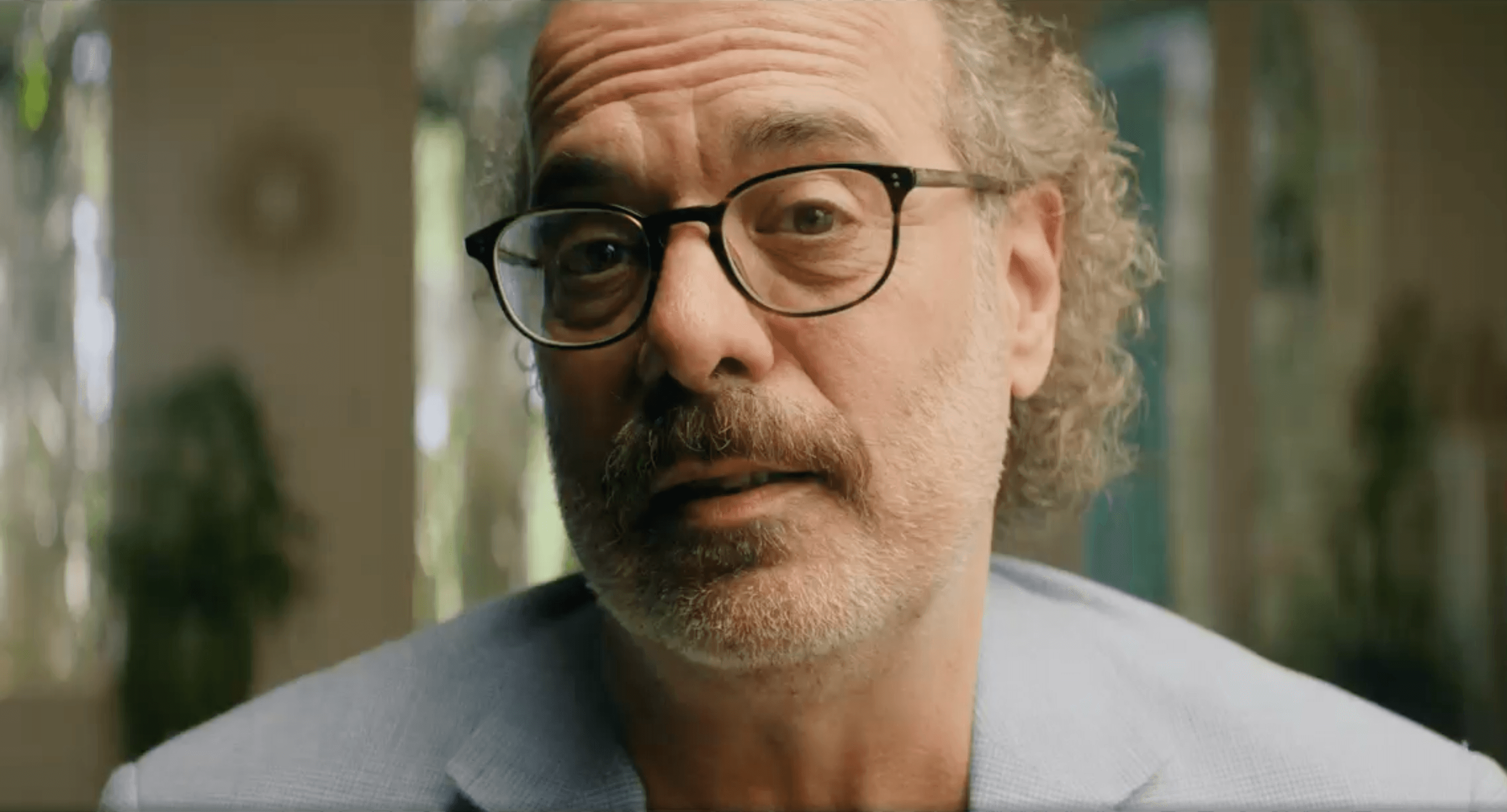 Tom Stein looking to camera